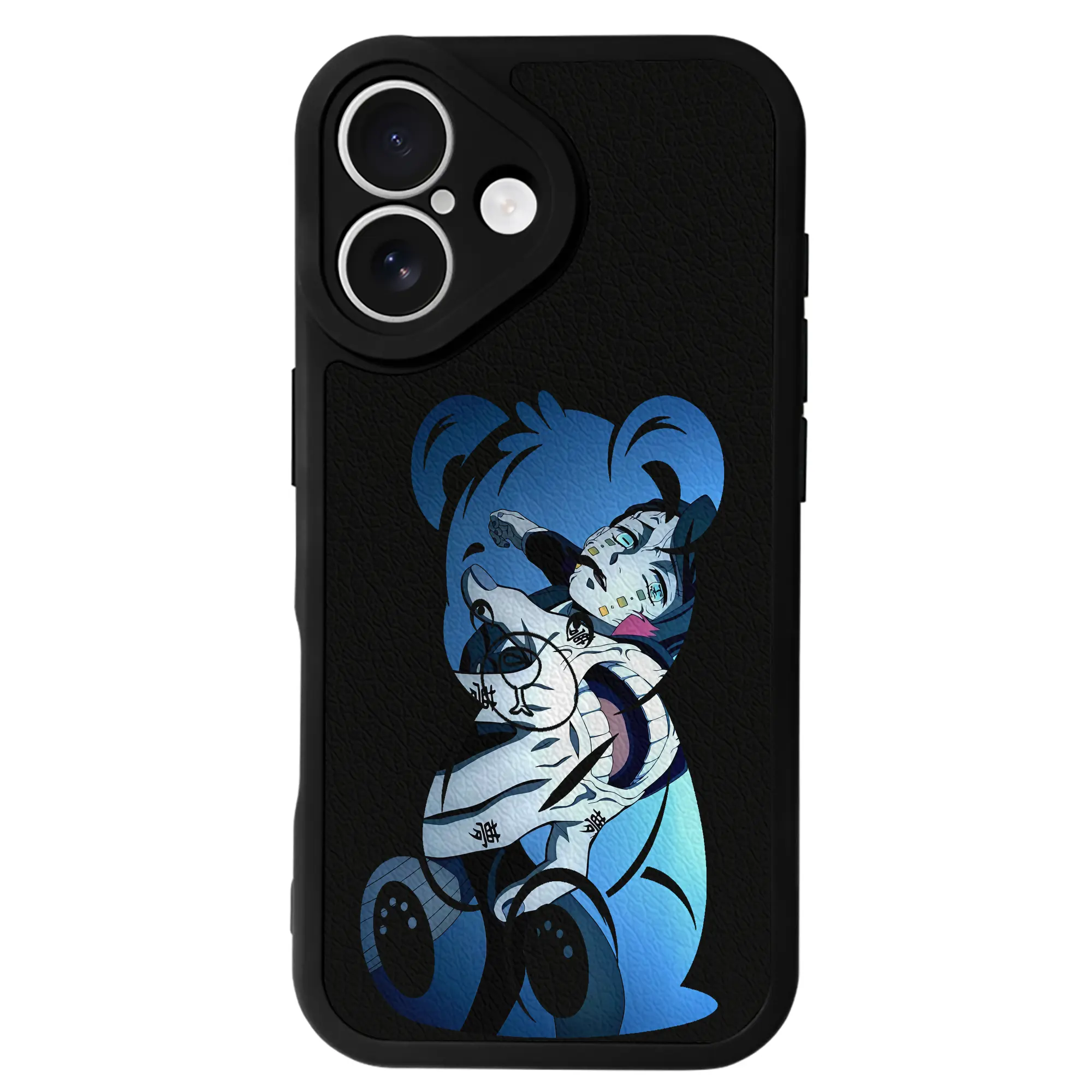 鬼滅の刃 グッズ,魘夢 - IPhone 16シリーズ対応 ・ シリコンスマホケース ・ レザー調 ・ 高精度フィット ・ 耐衝撃 ・ ワイヤレス充電対応 ・ 精密カット